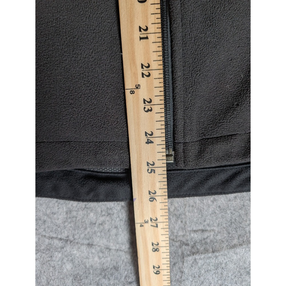 The North Face WindWall Fleece Jacket Full Zip Black Mens Outdoor Hiking Layer - Picture 10 of 12